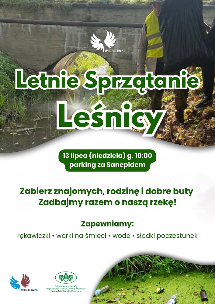 letnie sprzątanie leśnicy plakat small