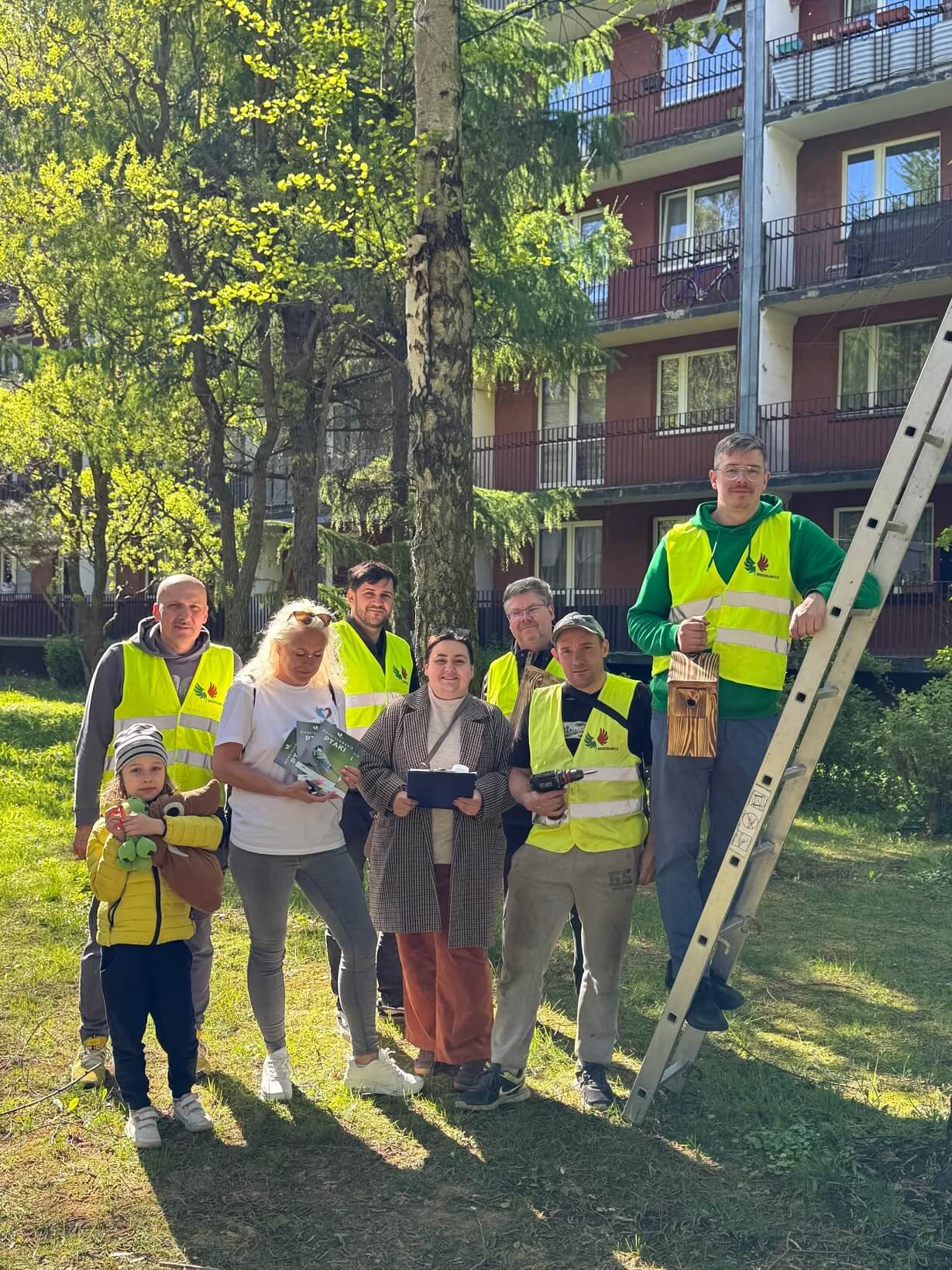 wodzisław 2.0 akcja wieszania budek lęgowych